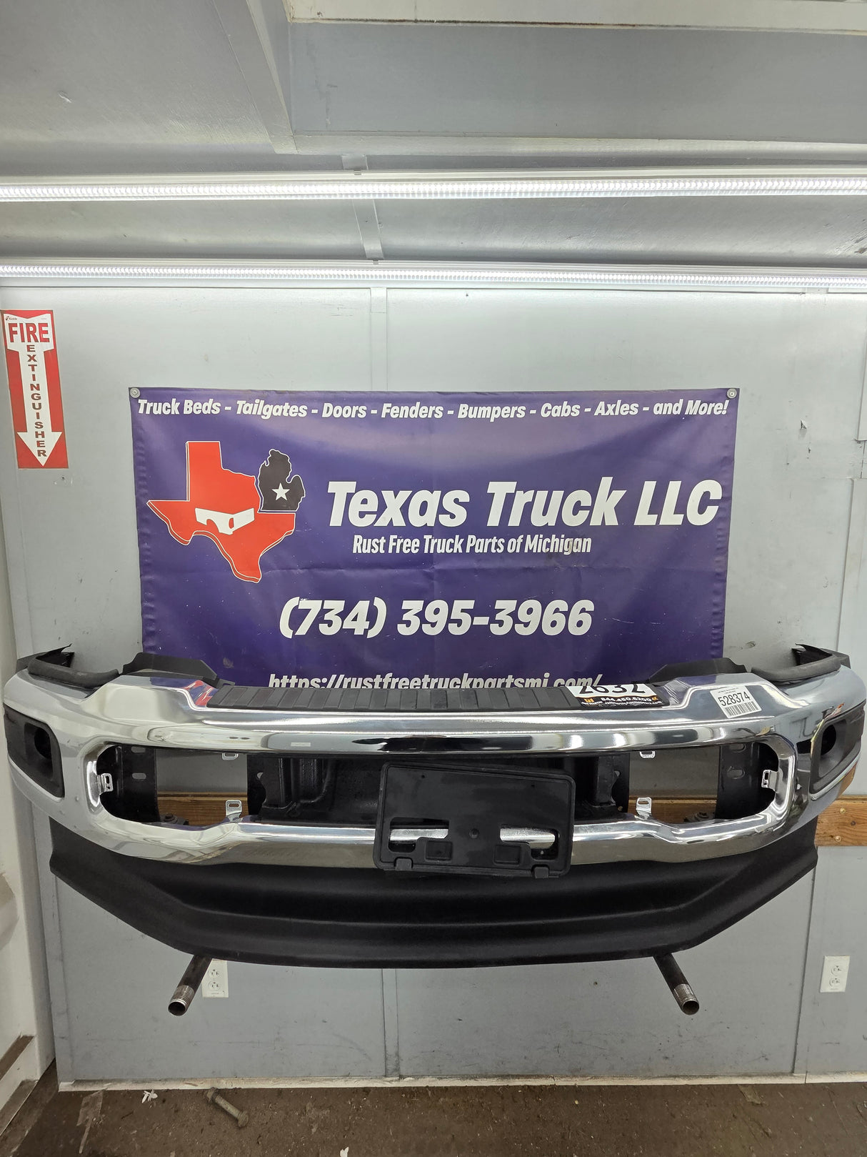 2023-2025 Ford Super Duty F450 F550 Front Bumper - Chrome