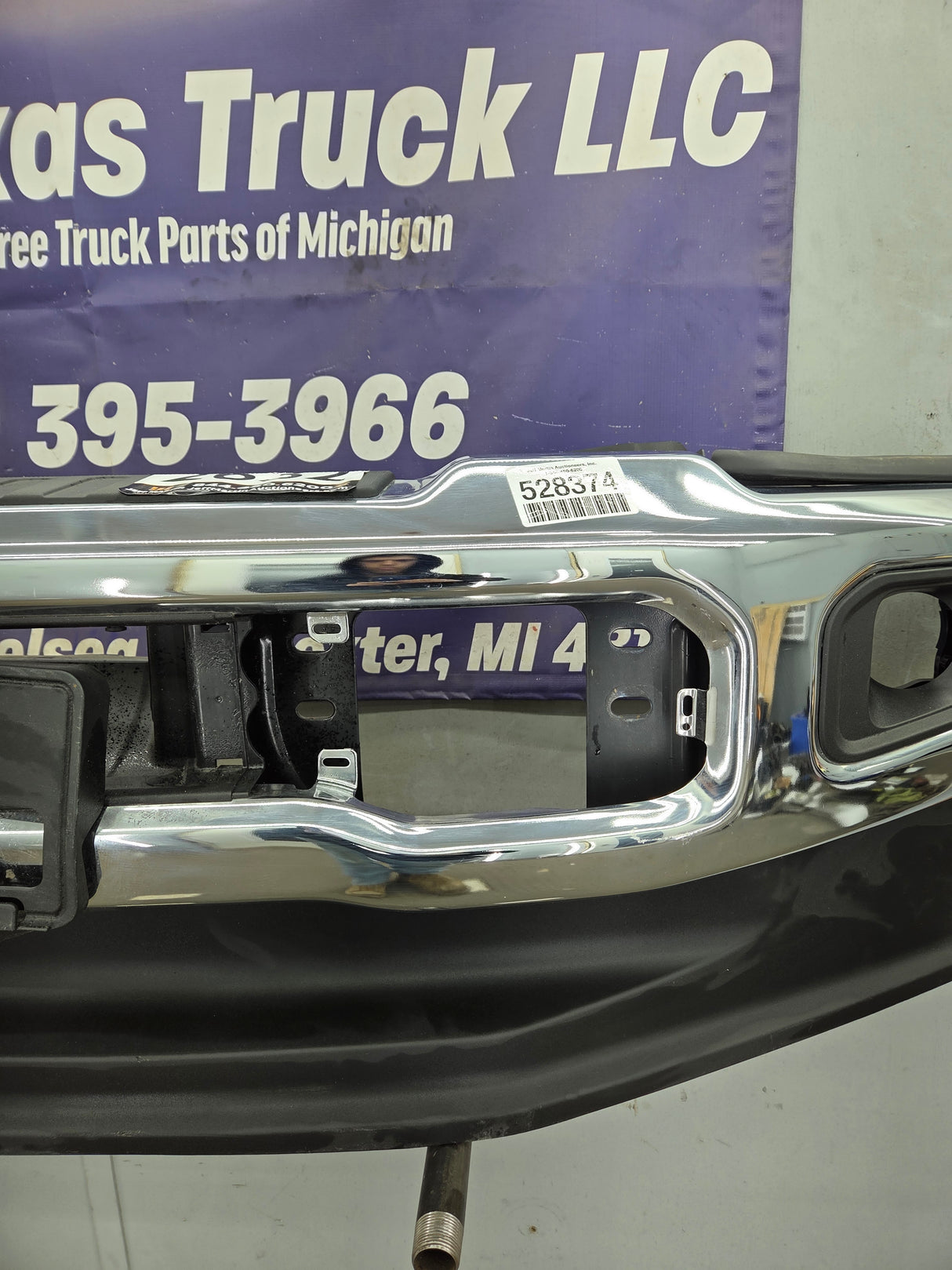 2023-2025 Ford Super Duty F450 F550 Front Bumper - Chrome