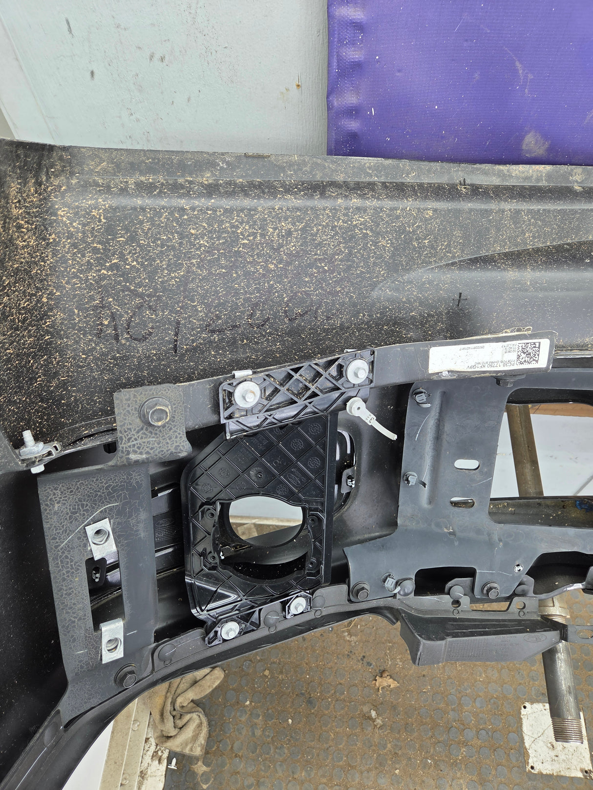 2023-2025 Ford Super Duty F450 F550 Front Bumper - Chrome