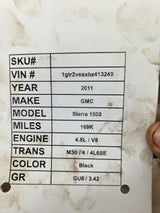 2010-2011 Chevrolet / GMC 1500 4L60E 4wd Transmission 4.8L V8