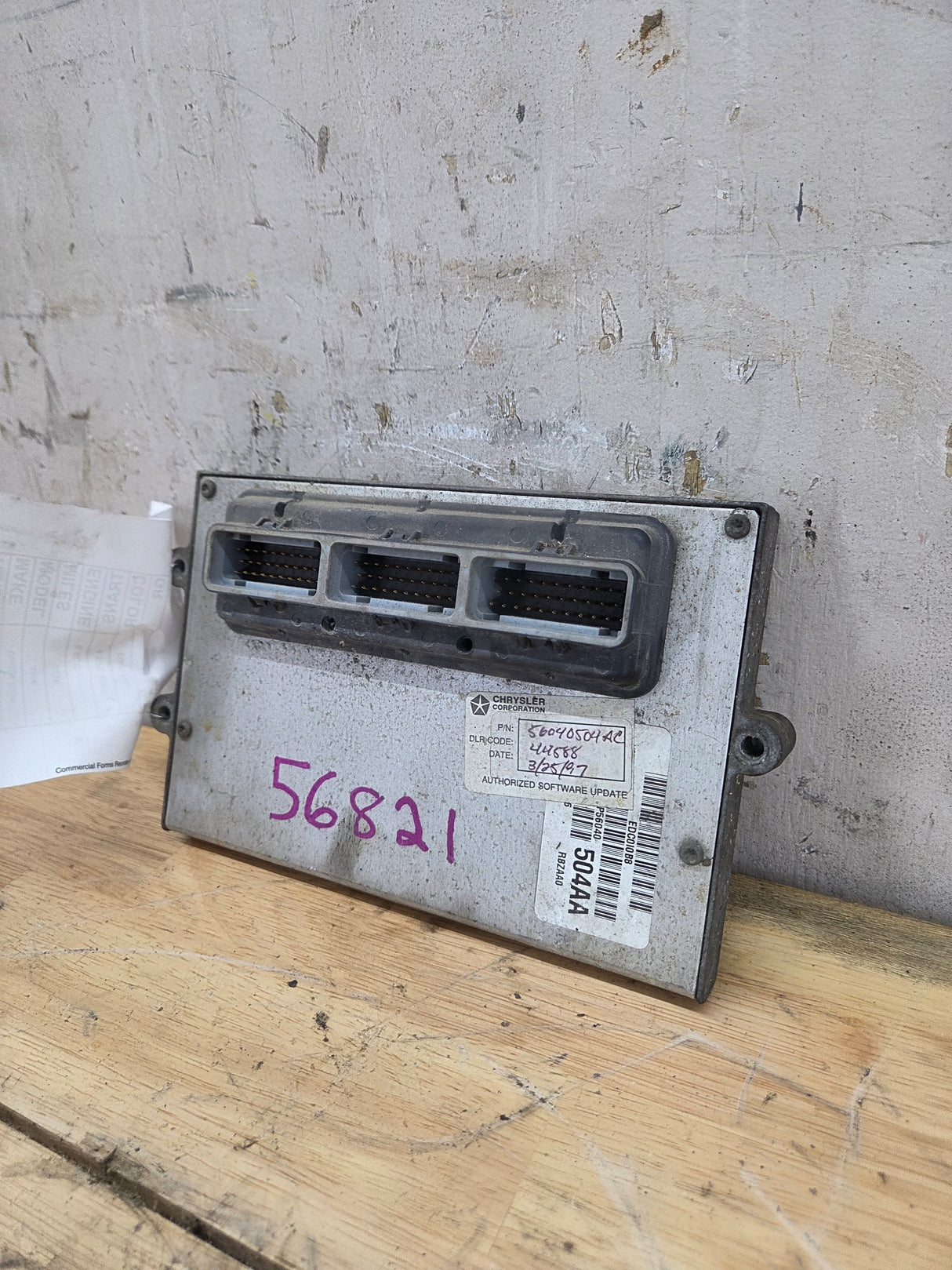 1997 Dodge Ram 2500/3500 5.9L CUMMINS PCM P56040504AC
