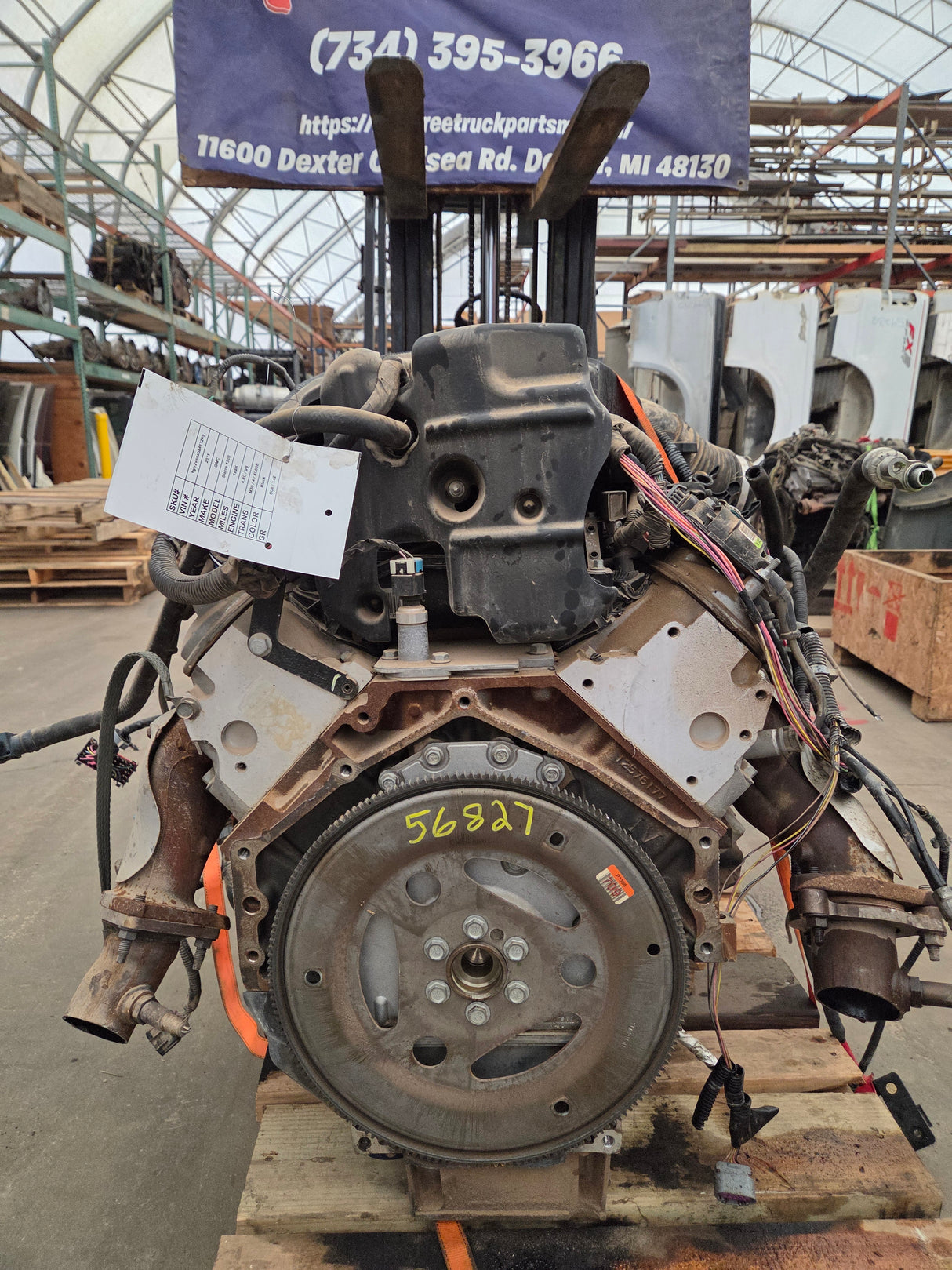 2011 Chevrolet GMC 1500 4.8L Engine LS Vortec Gas Engine 169k Miles