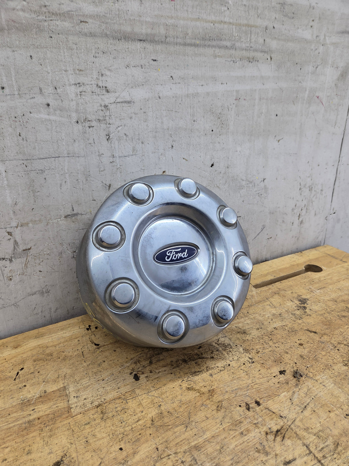2008-2016 Ford Super Duty F350 Rear DUALLY Hub Cap Chrome Center Cap 8 LUG