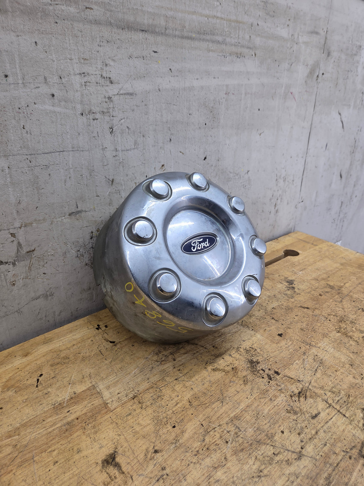 2008-2016 Ford Super Duty F350 Rear DUALLY Hub Cap Chrome Center Cap 8 LUG