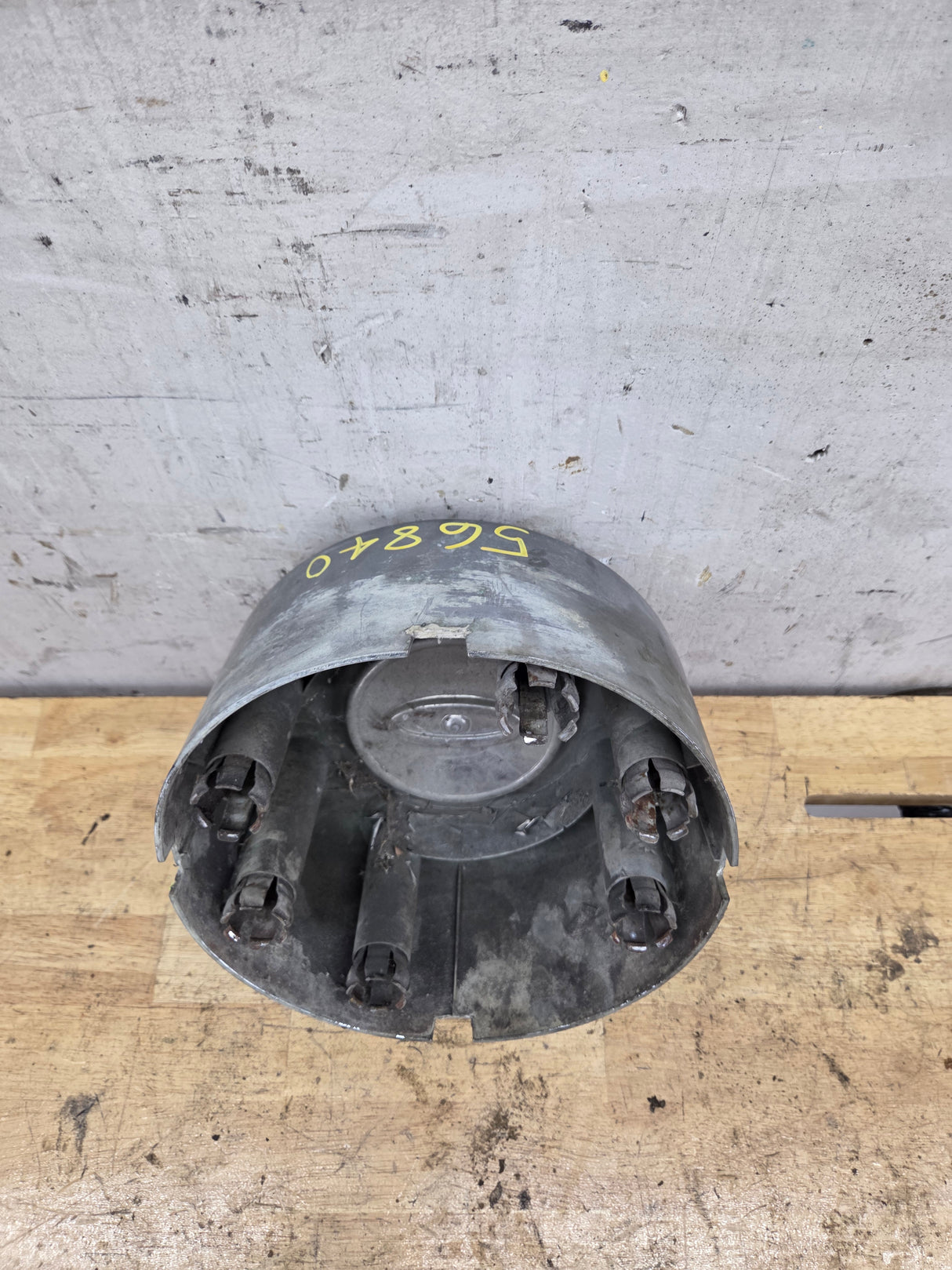 2008-2016 Ford Super Duty F350 Rear DUALLY Hub Cap Chrome Center Cap 8 LUG