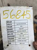 2000-2006 Chevrolet GMC 6.0L 4L80E 2wd 294K Miles AUTOMATIC TRANSMISSION 2500HD 3500HD