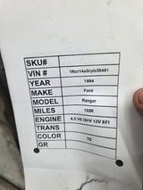 1993-1997 Ford Ranger Hood