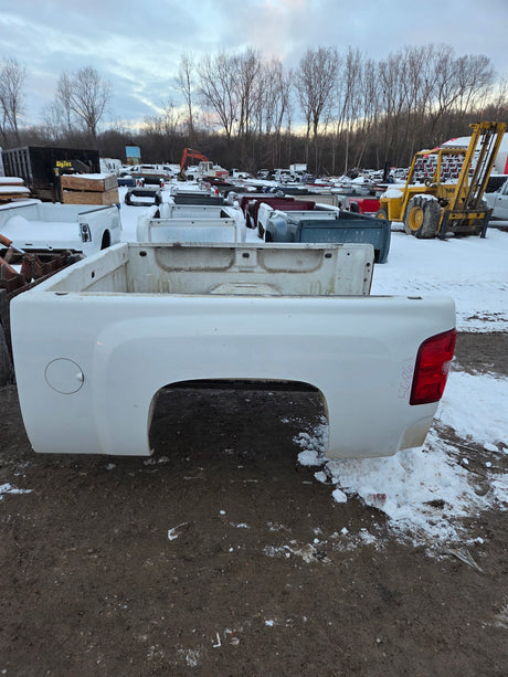 2007-2013 Chevrolet Silverado 1500 2500 3500 HD 6' 6" Short Truck Bed - Summit White