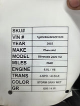 1999-2006 Chevrolet Silverado / GMC Sierra 1500 2500 3500 HD Driver Side Front Door LH - Grey