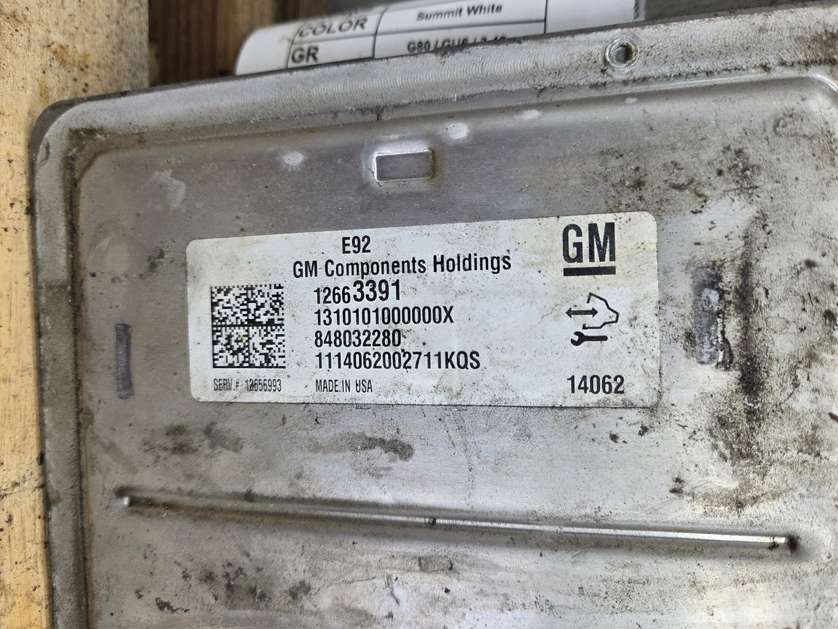 2014-2016 Chevrolet Silverado 1500 5.3L PCM 12663391