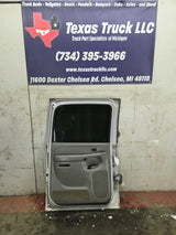 1999-2007 Chevrolet Silverado / GMC Sierra 1500 2500 3500 HD Rear Driver side LH Crew Cab rear door - Fine Silver Birch Metallic