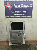 1999-2007 Chevrolet Silverado / GMC Sierra 1500 2500 3500 HD Rear Driver side LH Crew Cab rear door - Fine Silver Birch Metallic