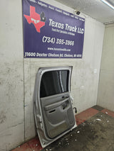 1999-2007 Chevrolet Silverado / GMC Sierra 1500 2500 3500 HD Rear Driver side LH Crew Cab rear door - Fine Silver Birch Metallic