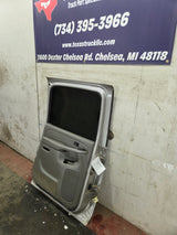 1999-2007 Chevrolet Silverado / GMC Sierra 1500 2500 3500 HD Rear Driver side LH Crew Cab rear door - Fine Silver Birch Metallic