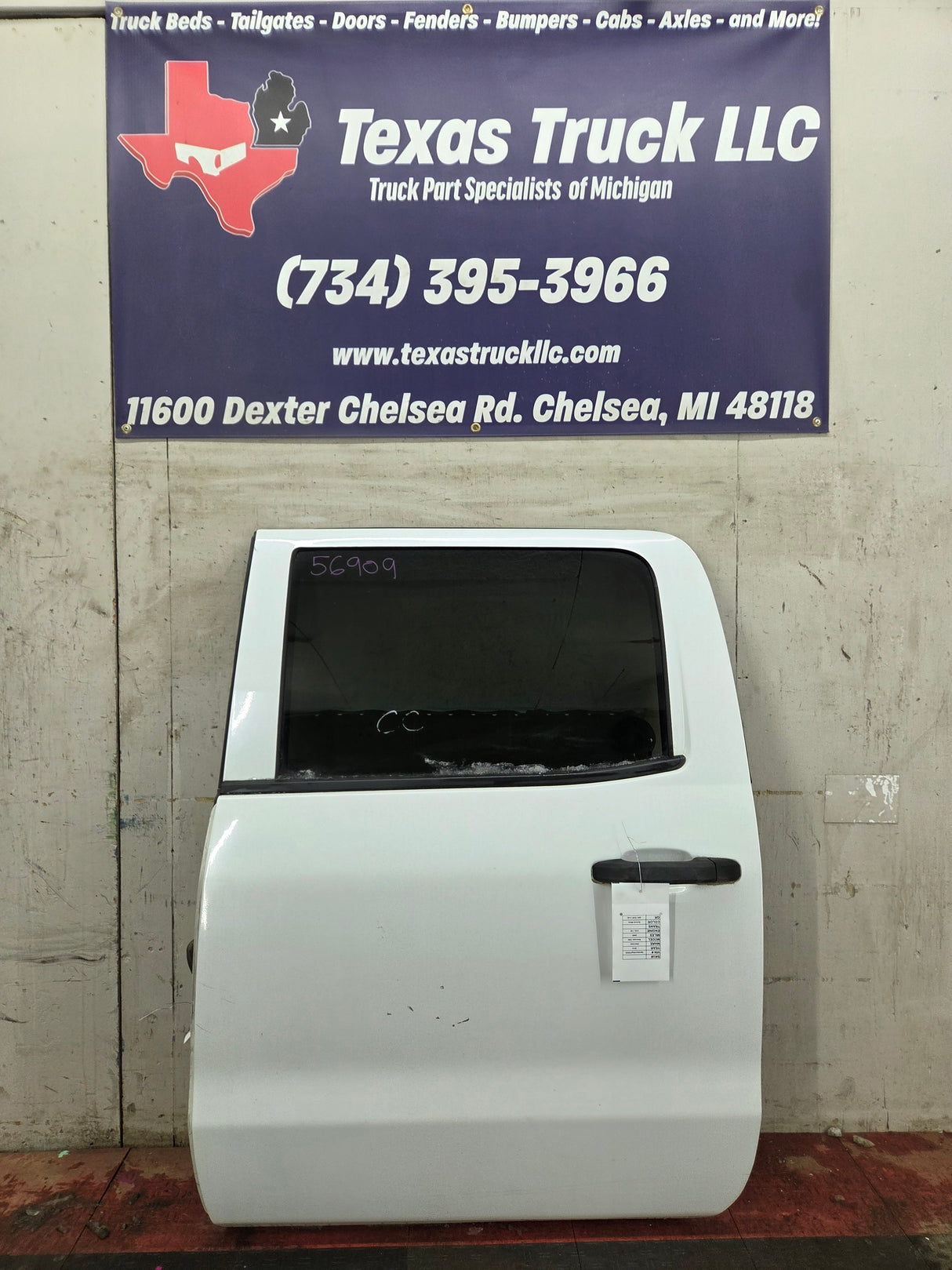 2014-2019 Chevrolet Silverado / GMC Sierra LH Rear Driver Side Crew Cab Door 1500 2500 3500 HD