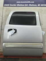 1999-2006 Chevrolet Silverado / GMC Sierra 1500 2500 3500 HD Rear Passenger side Crew Cab rear door RH - Fine Silver Birch Metallic