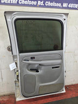 1999-2006 Chevrolet Silverado / GMC Sierra 1500 2500 3500 HD Rear Passenger side Crew Cab rear door RH - Fine Silver Birch Metallic