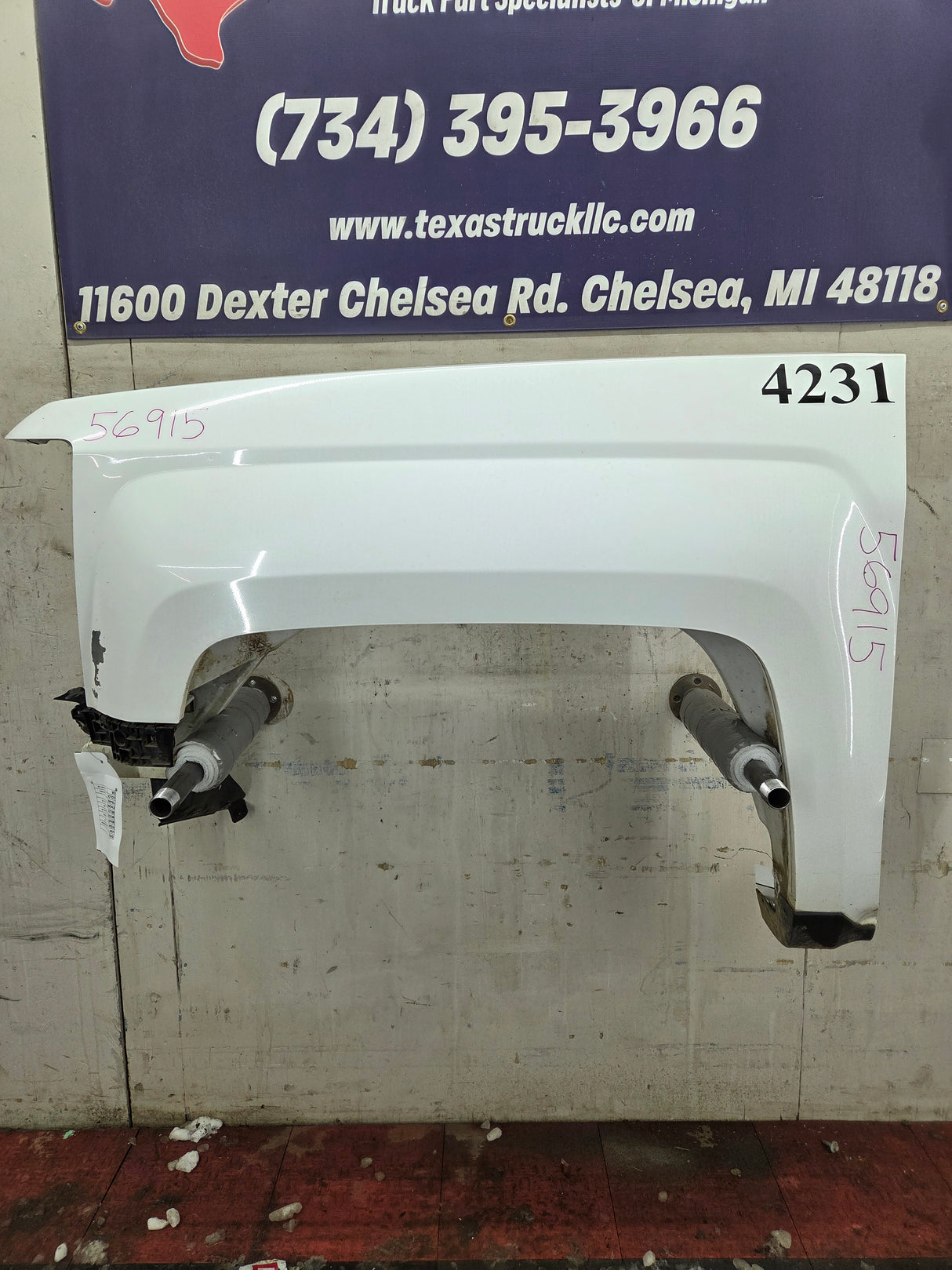 2014-2019 Chevrolet Silverado Passenger Side Front RH Fender 1500 2500 3500 HD