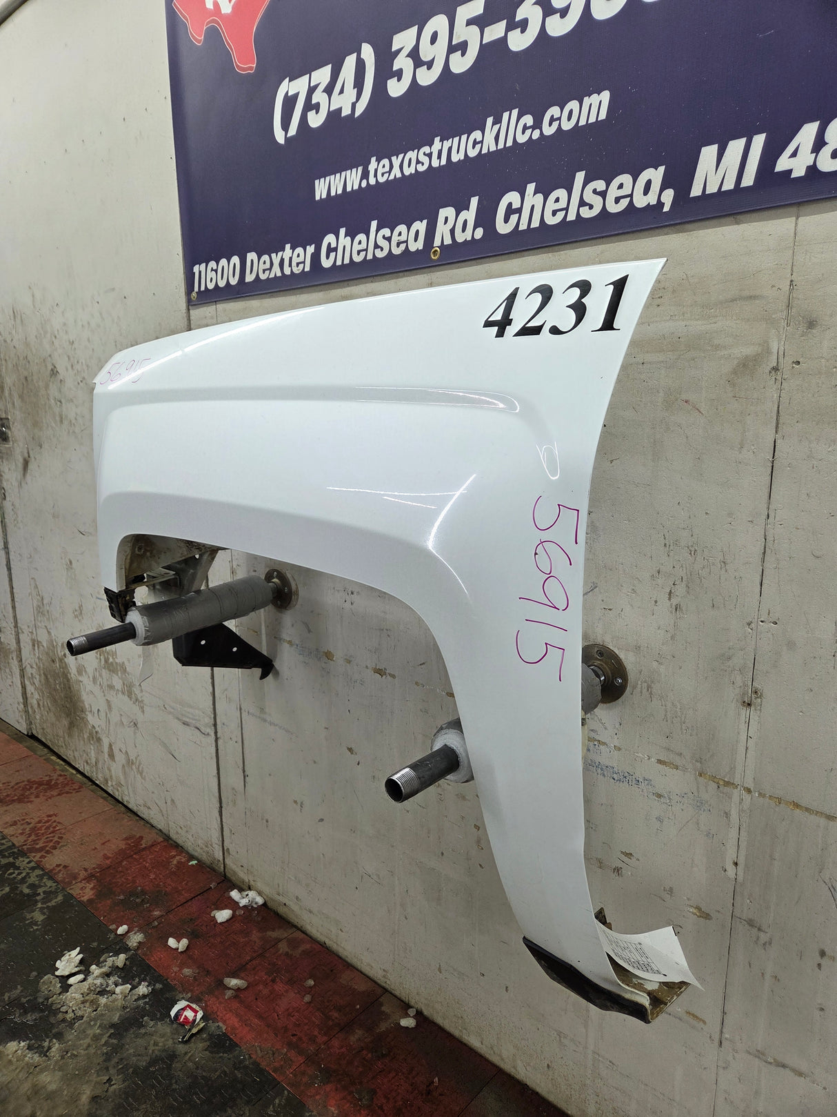 2014-2019 Chevrolet Silverado Passenger Side Front RH Fender 1500 2500 3500 HD