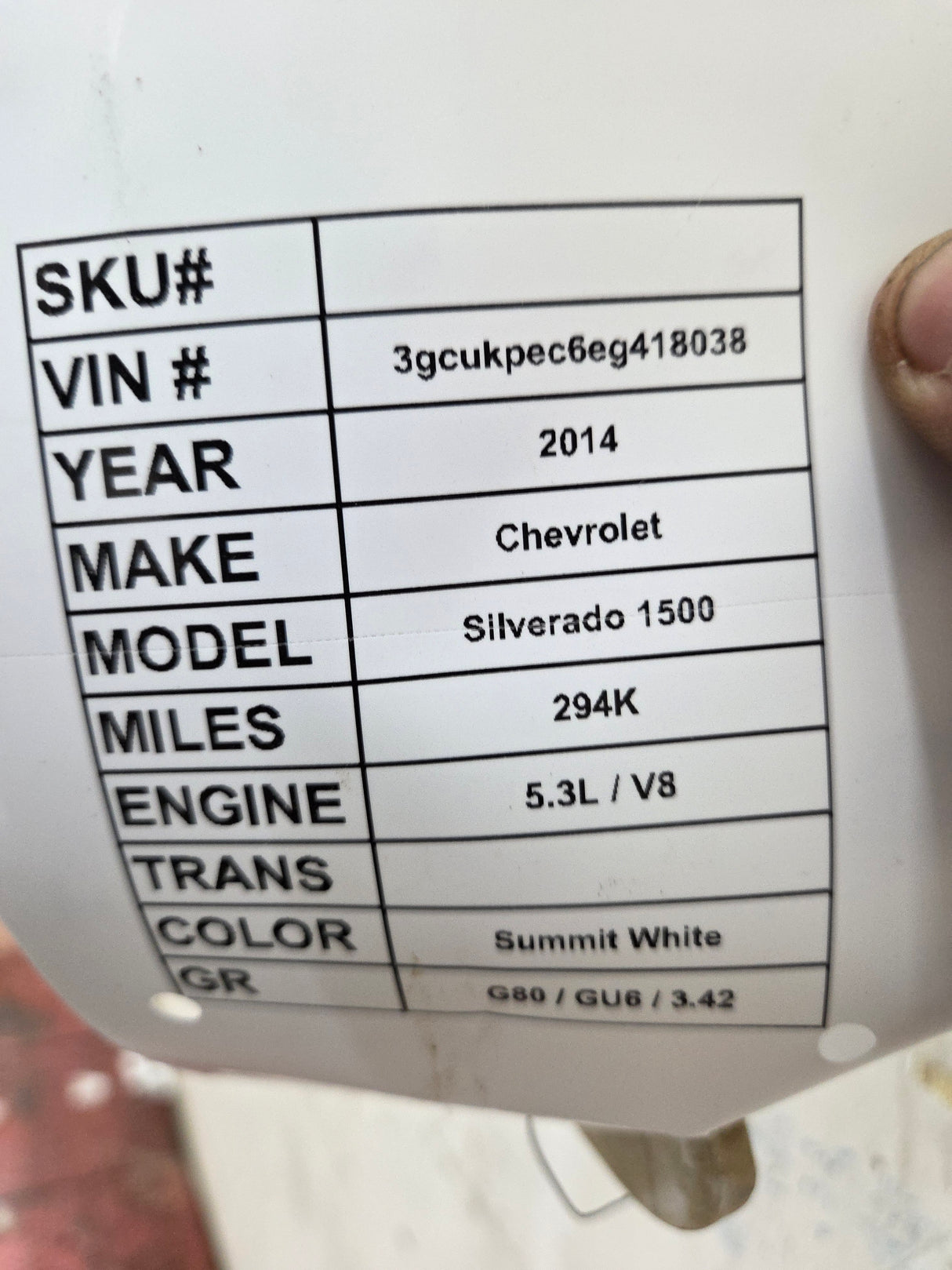 2014-2019 Chevrolet Silverado Passenger Side Front RH Fender 1500 2500 3500 HD