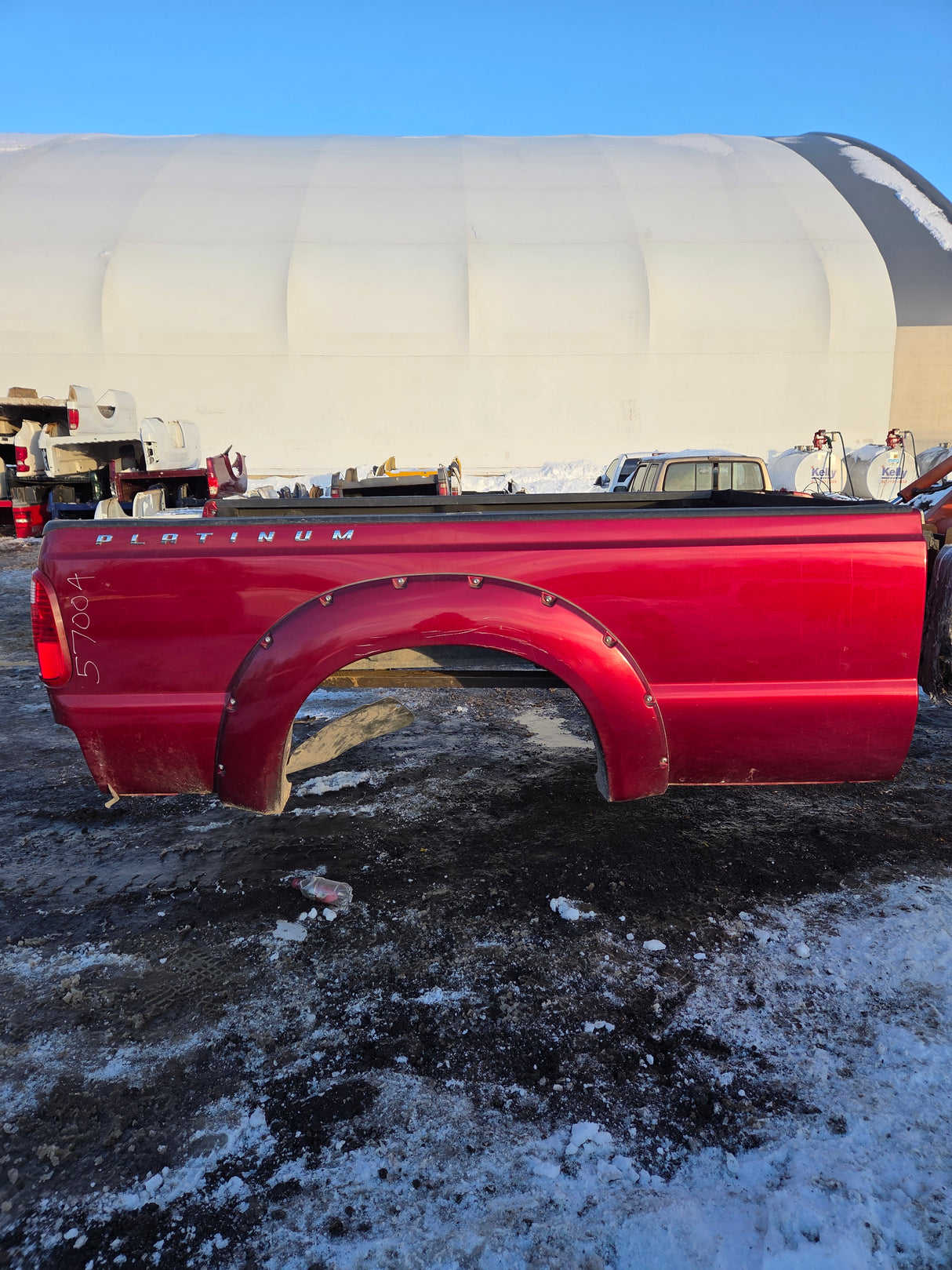 2011-2016 Ford F250 F350 Super Duty 8' Long Bed Truck Bed - Ruby Red