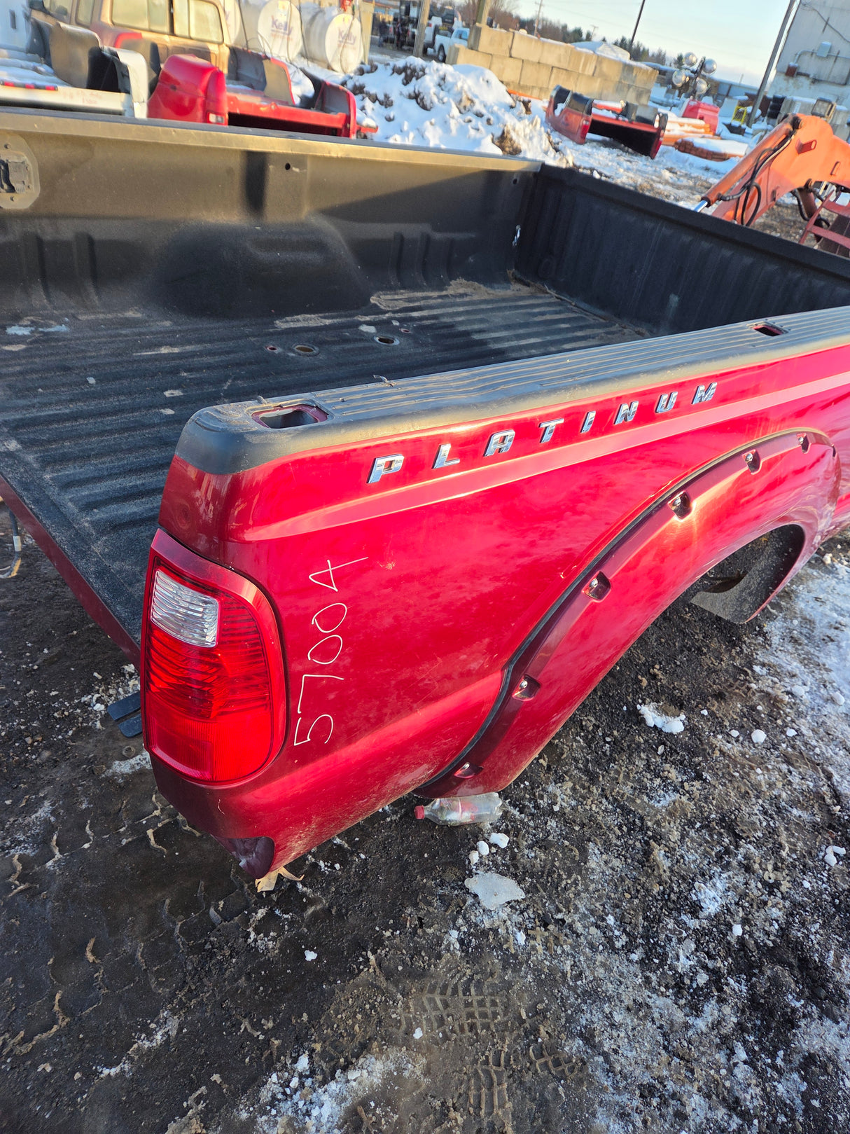 2011-2016 Ford F250 F350 Super Duty 8' Long Bed Truck Bed - Ruby Red