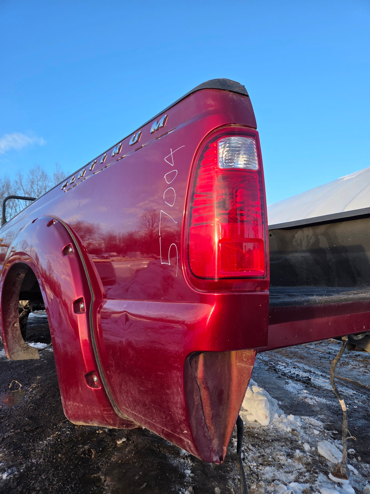 2011-2016 Ford F250 F350 Super Duty 8' Long Bed Truck Bed - Ruby Red