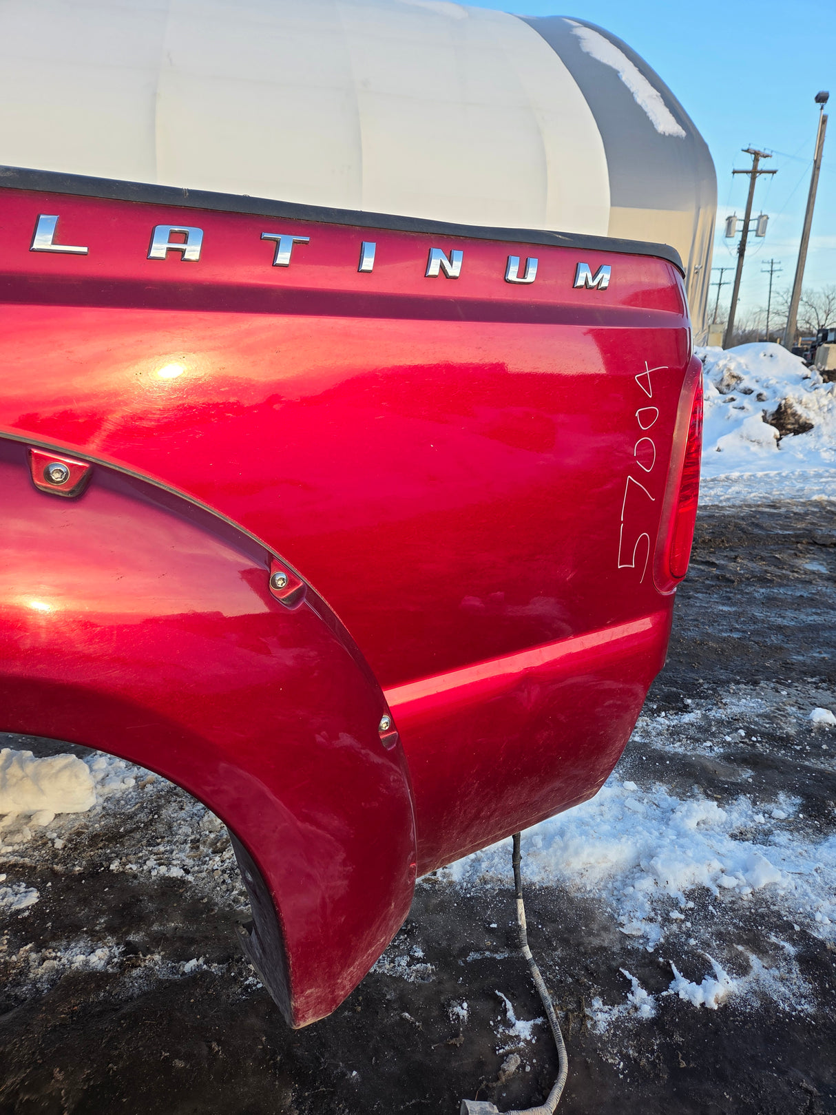 2011-2016 Ford F250 F350 Super Duty 8' Long Bed Truck Bed - Ruby Red