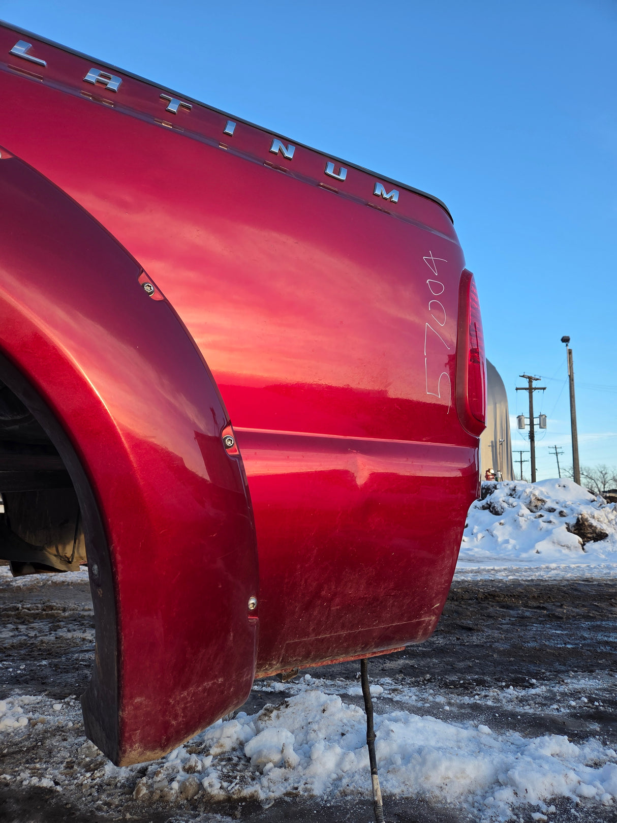 2011-2016 Ford F250 F350 Super Duty 8' Long Bed Truck Bed - Ruby Red