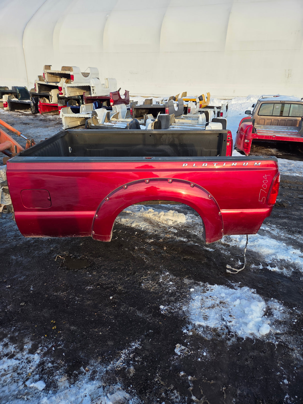 2011-2016 Ford F250 F350 Super Duty 8' Long Bed Truck Bed - Ruby Red