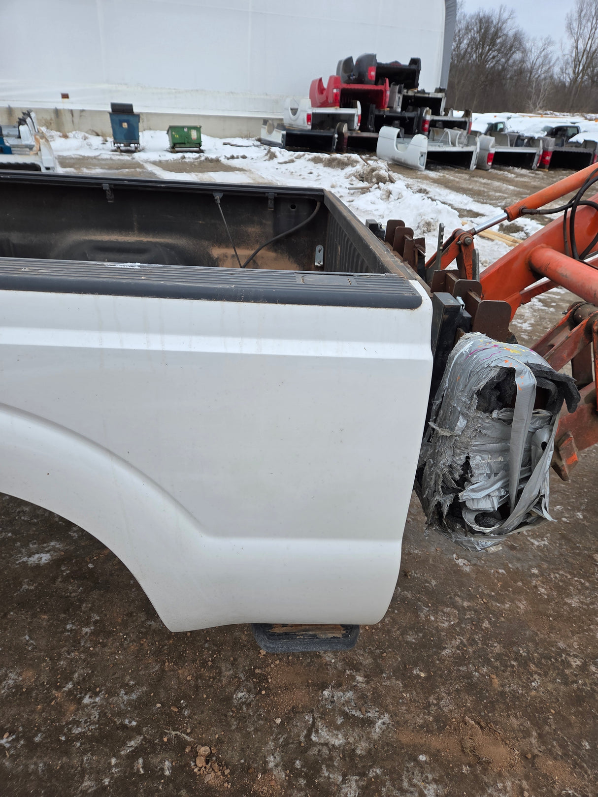 2011-2016 Ford F250 F350 Super Duty 6' 9" Short Truck Bed - Pearl White