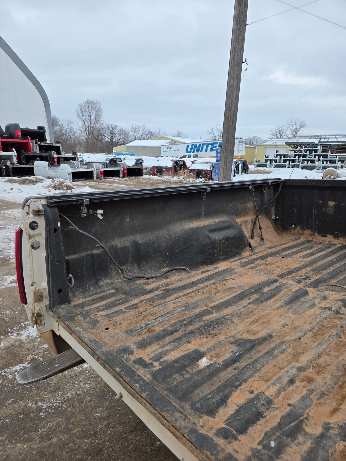 2011-2016 Ford F250 F350 Super Duty 6' 9" Short Truck Bed - Pearl White