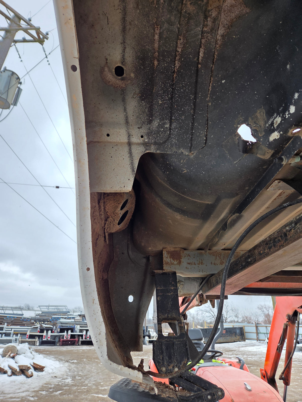 2011-2016 Ford F250 F350 Super Duty 6' 9" Short Truck Bed - Pearl White