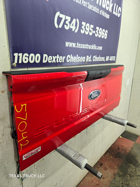 2023-2025 Ford Super Duty F250 F350 F450 F550 Tailgate - Red