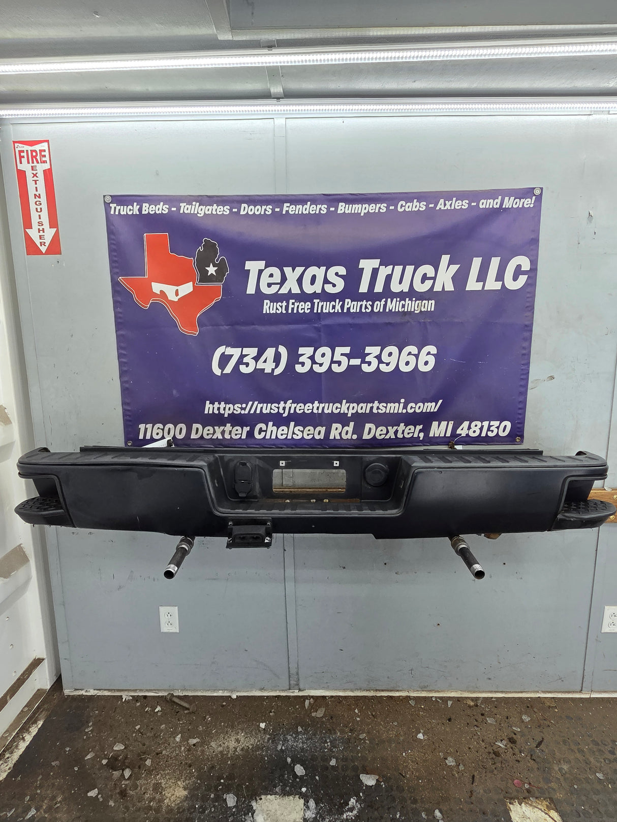 2015-2019 Chevrolet Silverado 1500 Rear Bumper - Black