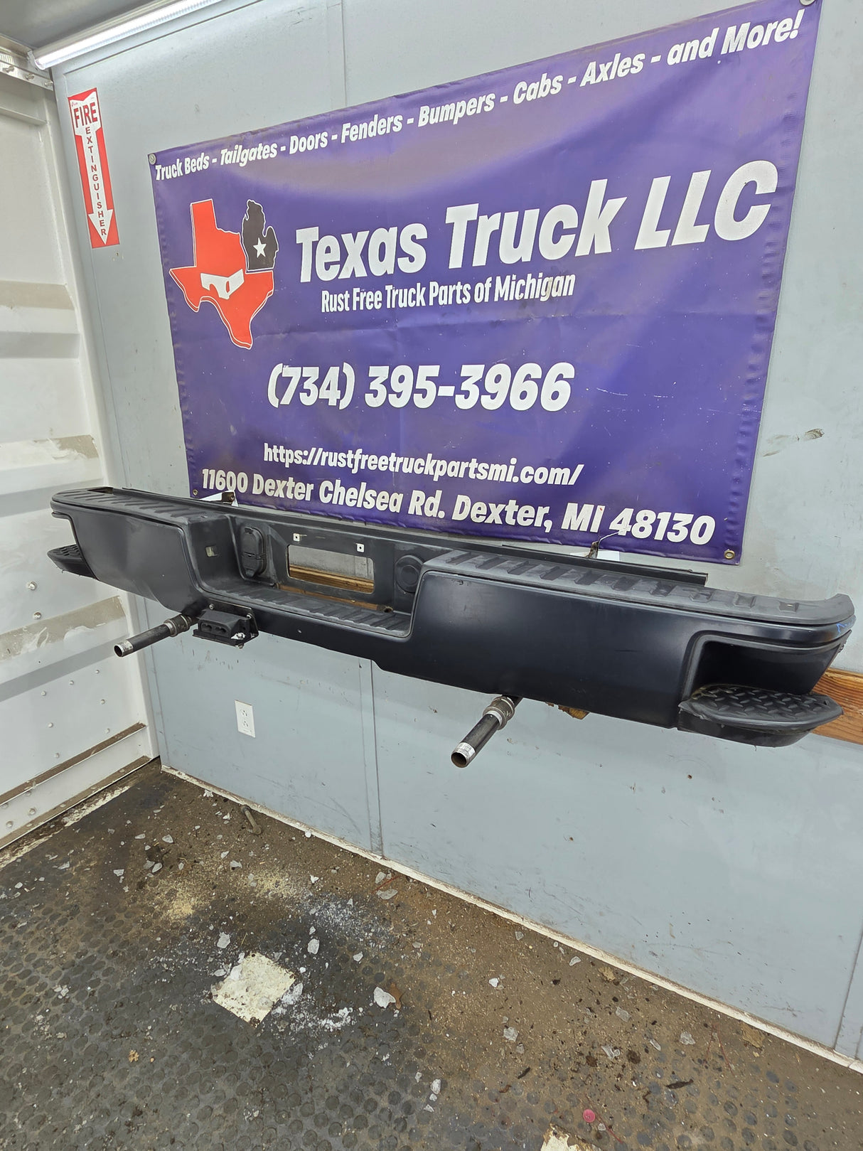 2015-2019 Chevrolet Silverado 1500 Rear Bumper - Black