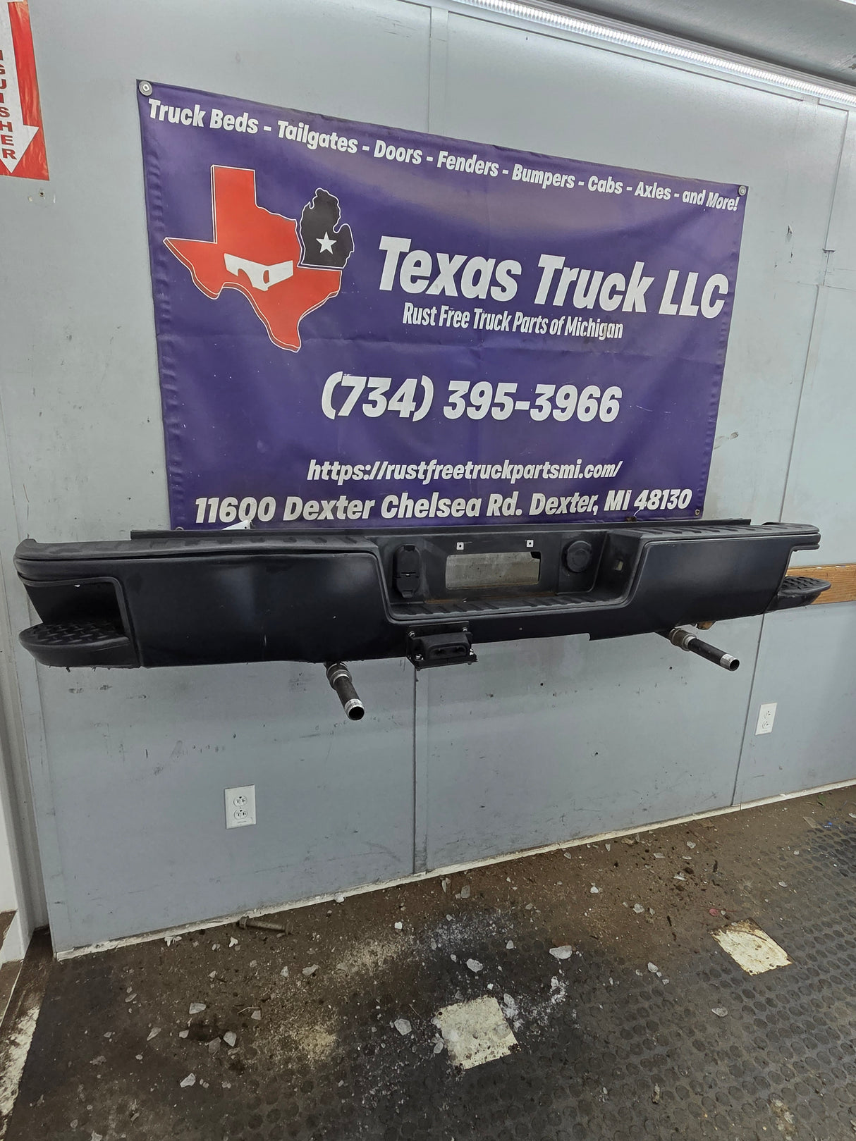 2015-2019 Chevrolet Silverado 1500 Rear Bumper - Black