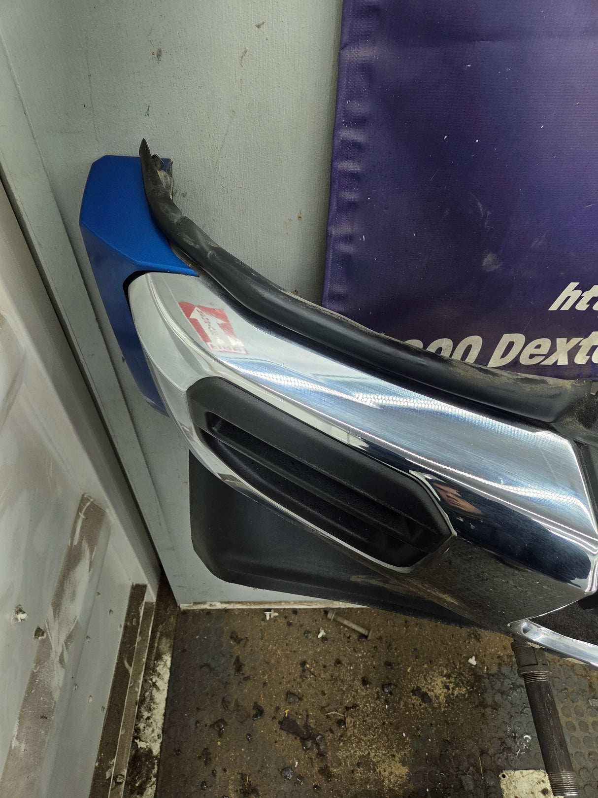 2020-2022 Ford Super Duty F450 F550 Front Bumper - Chrome