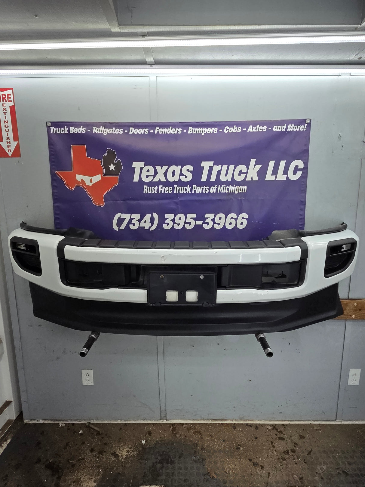 2020-2022 Ford Super Duty F250 F350 Front Bumper - White