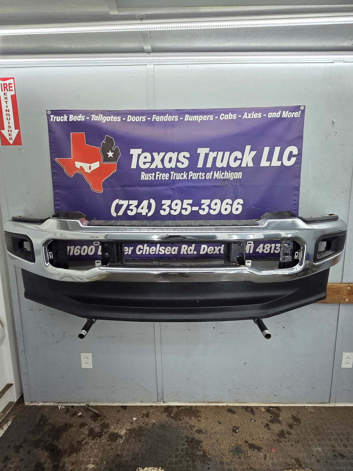 2023-2025 Ford Super Duty F250 F350 Front Bumper - Chrome