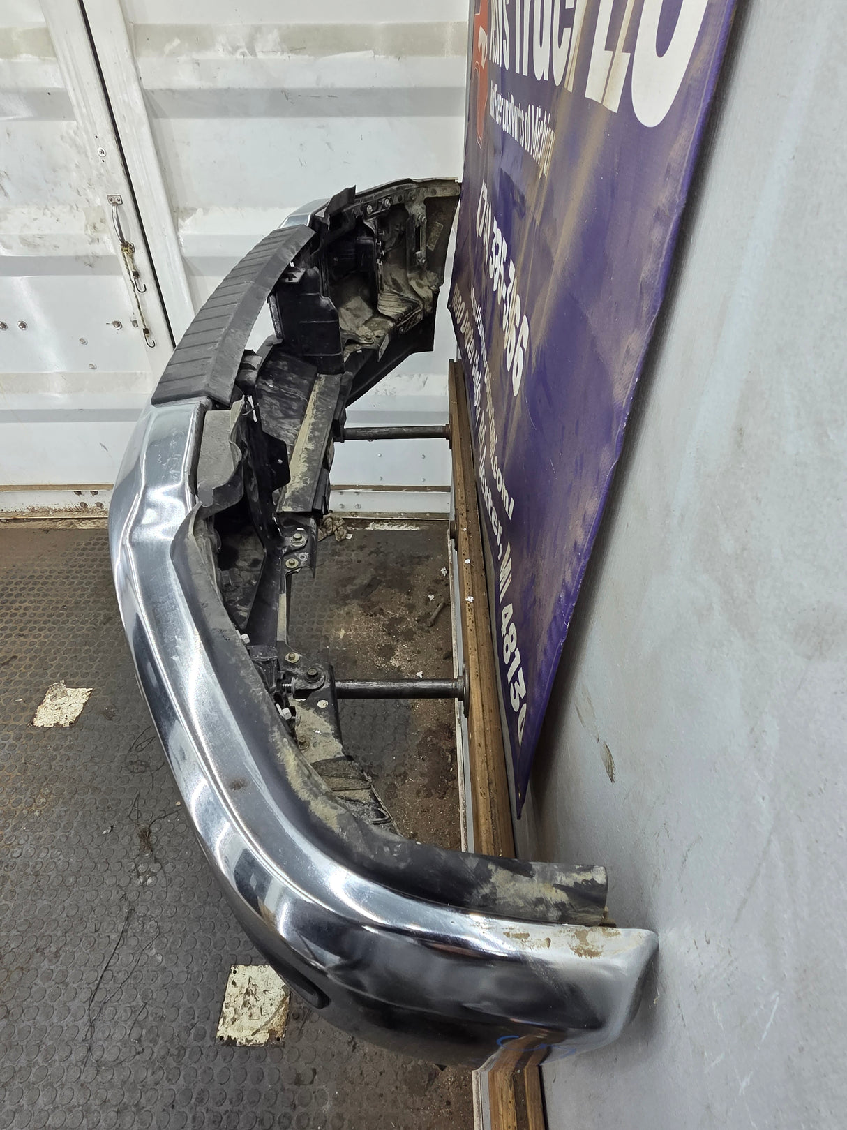 2023-2025 Ford Super Duty F250 F350 Front Bumper - Chrome
