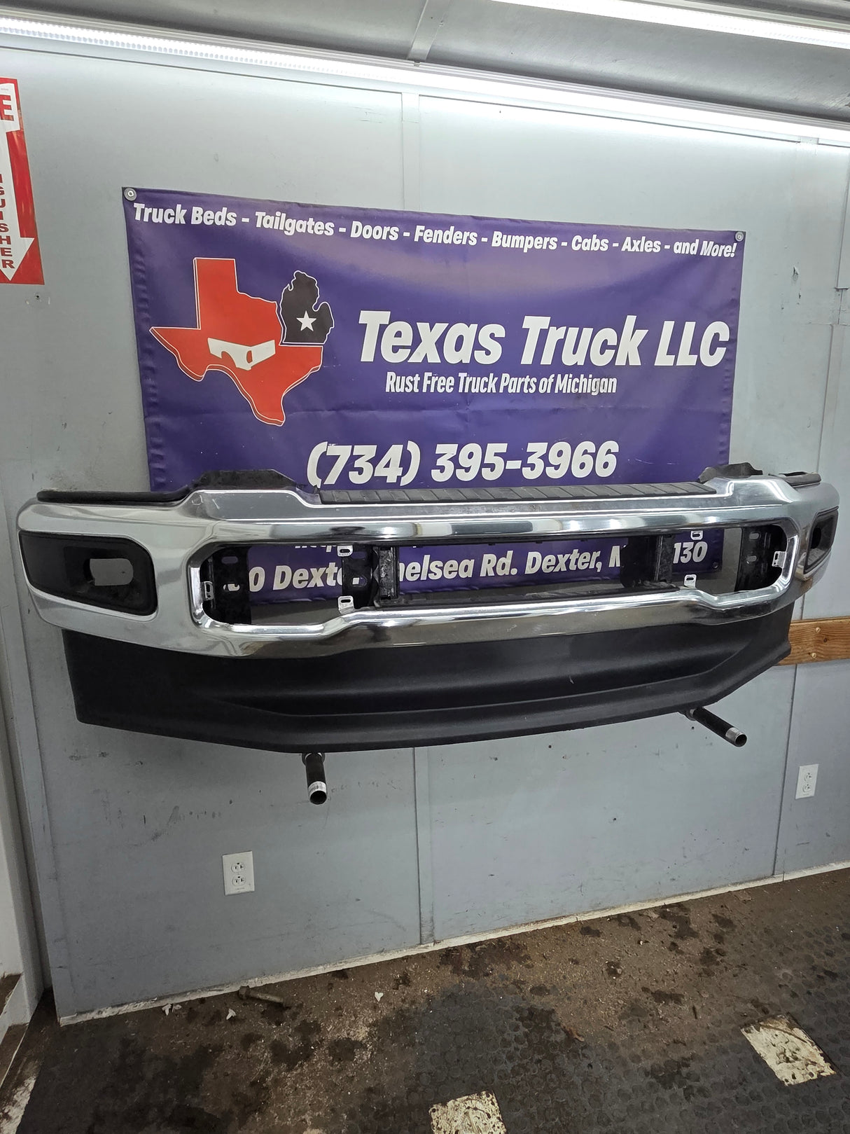 2023-2025 Ford Super Duty F250 F350 Front Bumper - Chrome