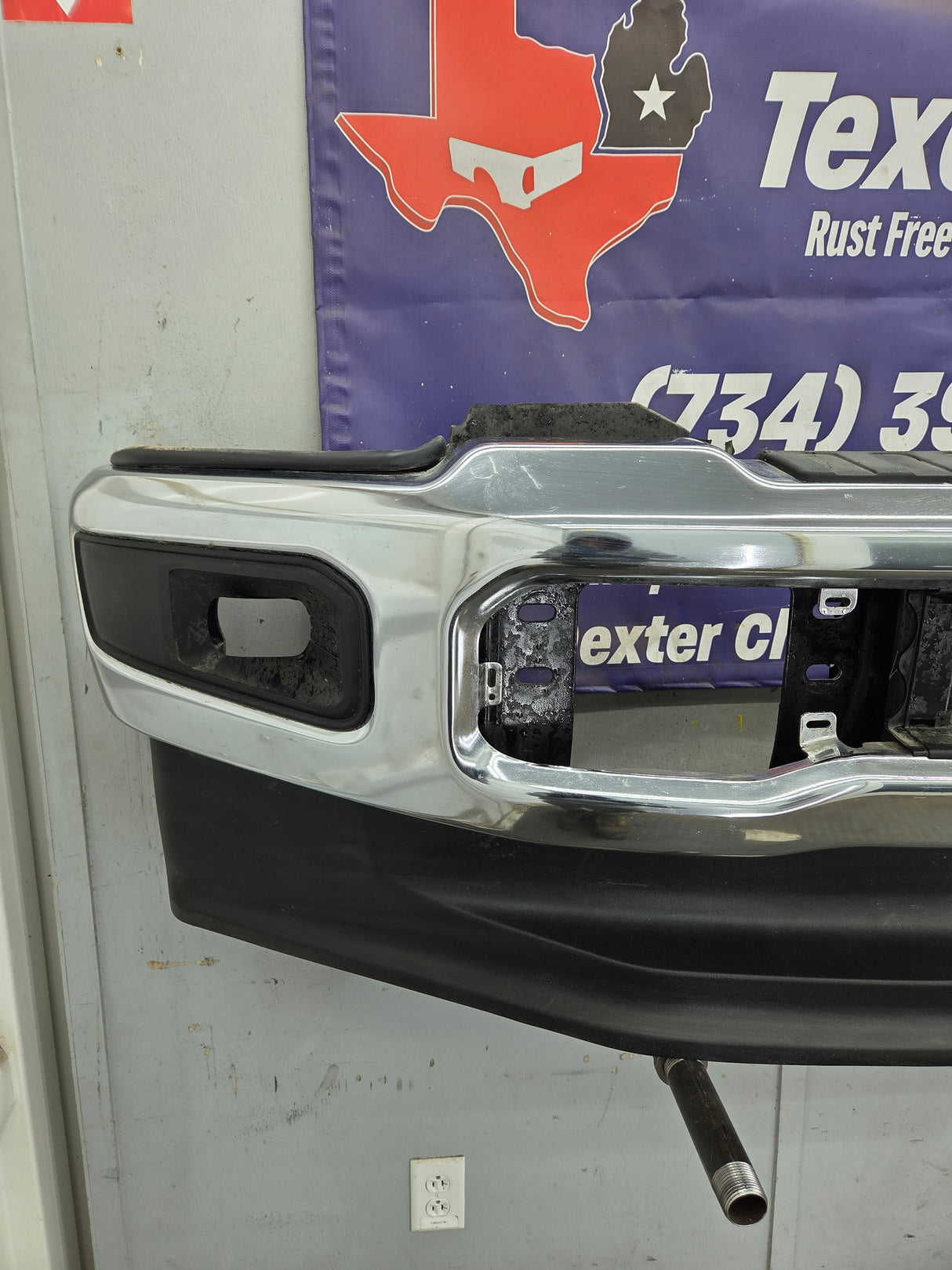 2023-2025 Ford Super Duty F250 F350 Front Bumper - Chrome