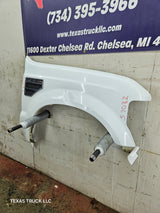 2008-2010 Ford Super Duty F250 F350 RH Passenger Side Fender - Oxford White