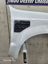 2008-2010 Ford Super Duty F250 F350 RH Passenger Side Fender - Oxford White
