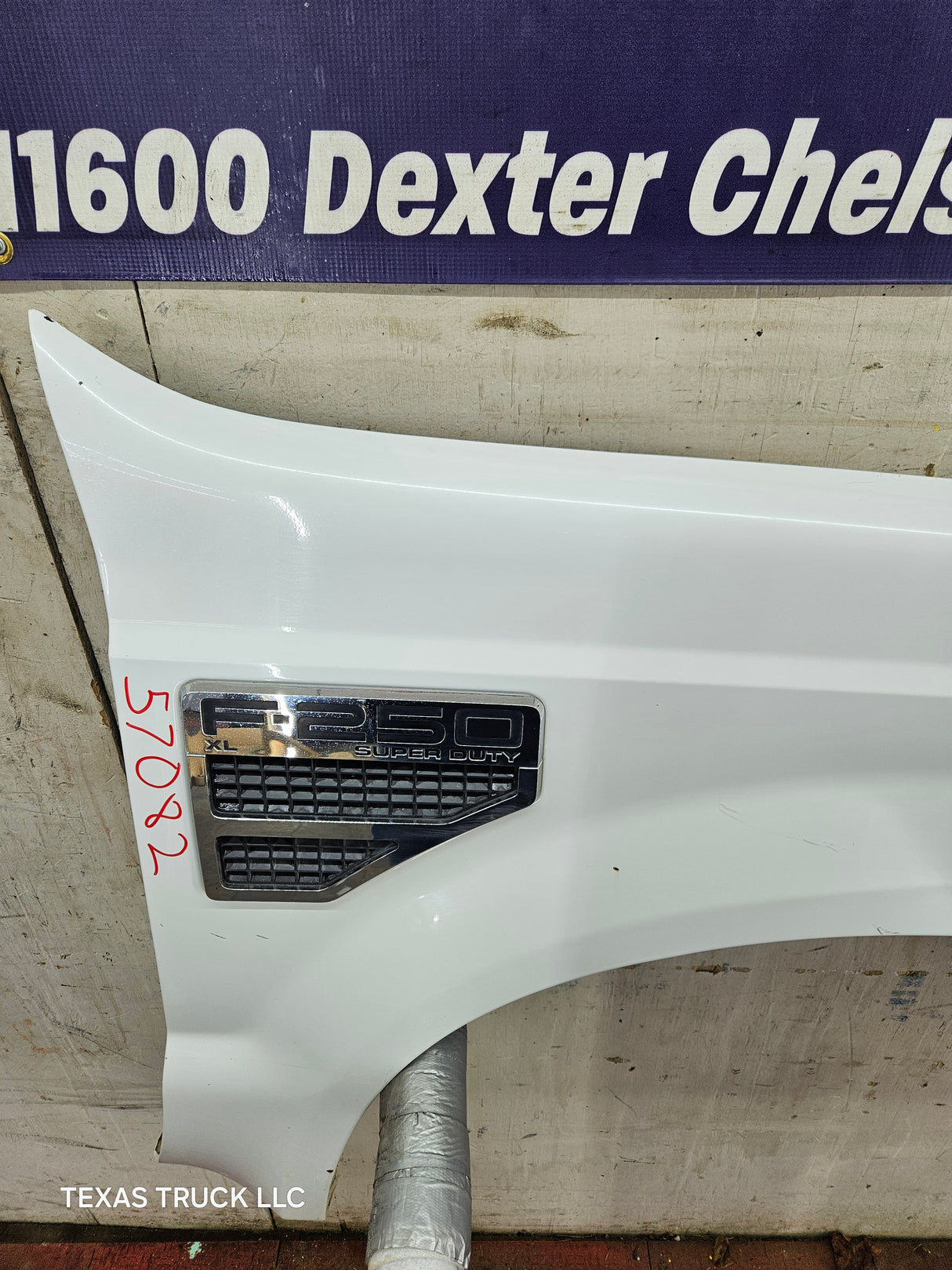 2008-2010 Ford Super Duty F250 F350 RH Passenger Side Fender - Oxford White
