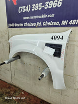 2008-2010 Ford Super Duty F250 F350 LH Driver Side Fender - Oxford White