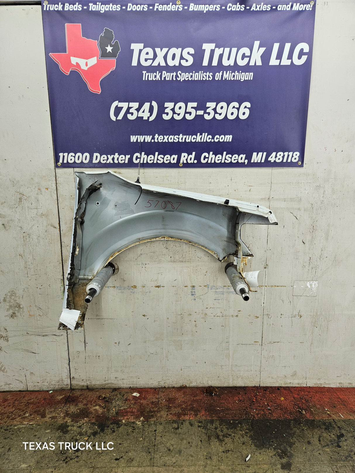 2009-2014 Ford F150 LH Driver Fender - Oxford White