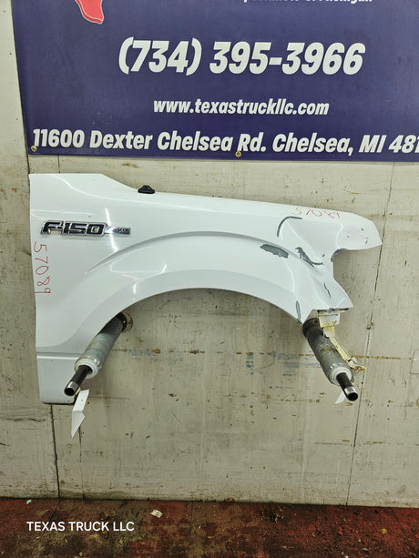 2009-2014 Ford F150 RH Passenger Fender - Oxford White