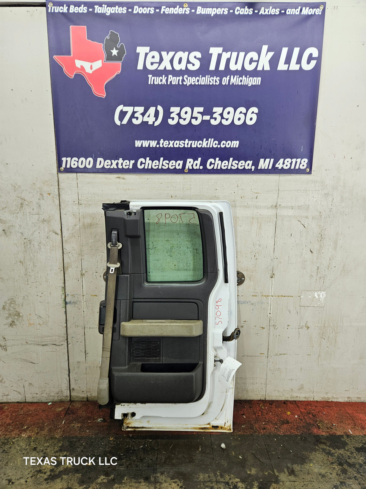 2009-2014 Ford F150 Rear Passenger Side RH Extended Cab Door